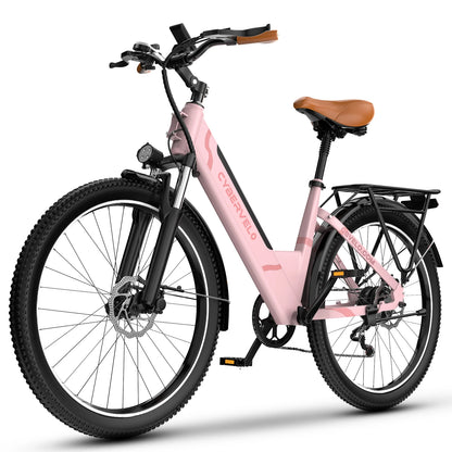 1000 Peak Electric Bike for Adults,Up 80 Miles Removable Battery Ebike, 26" Electric E Bike with 7-Speed,Adult Electric Bicycles