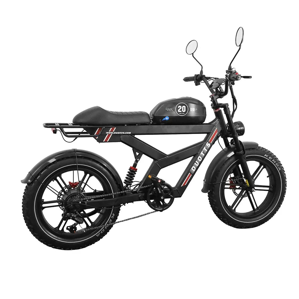 DUOTTS F20 20" Retro Electric Dirt Bike 750W Motor 52V 27Ah Battery