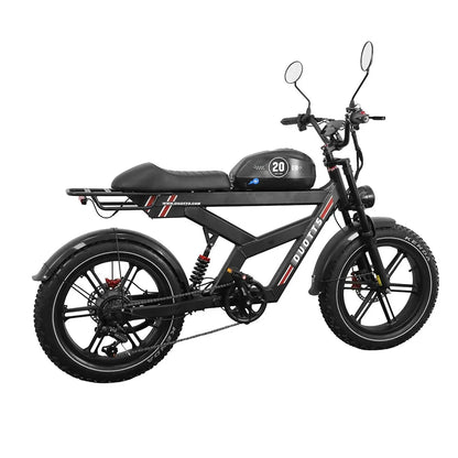 DUOTTS F20 20" Retro Electric Dirt Bike 750W Motor 52V 27Ah Battery