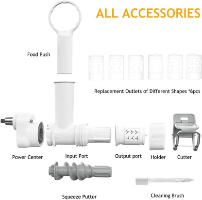 Pasta Maker Attachment for Kitchenaid Stand Mixer with 6 Interchangeabl
