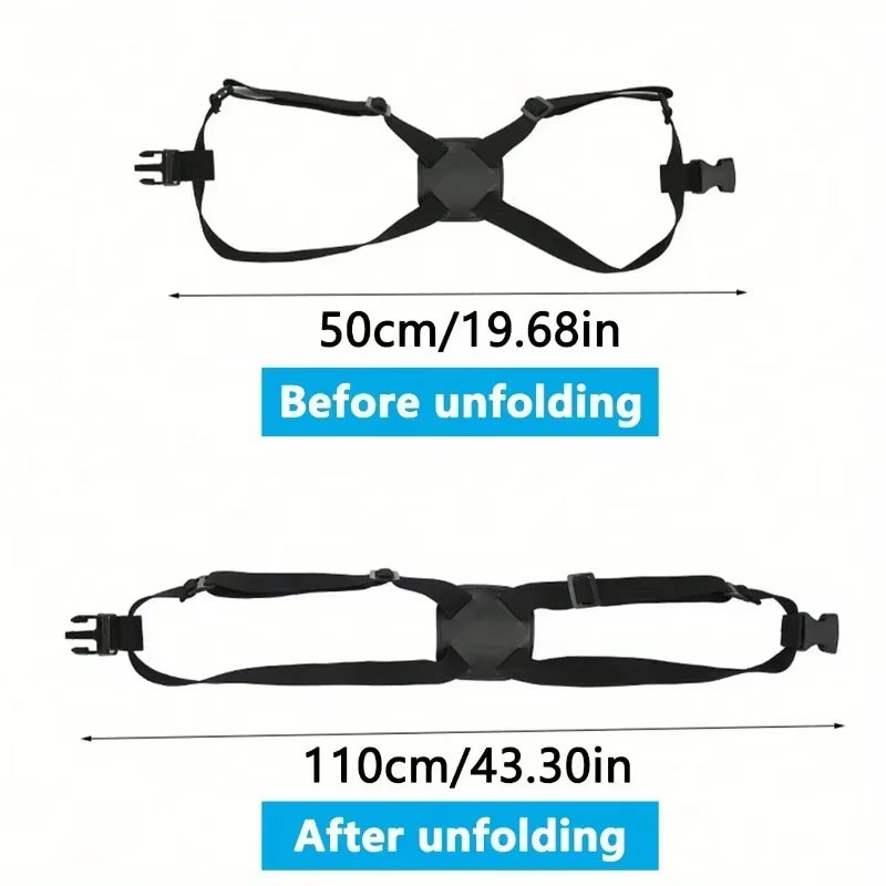 1/2PCS Luggage Strap Adjustable Luggage Fixing Belt for Traveling Luggage Luggage Strap Travel Essentials Luggage Accessories