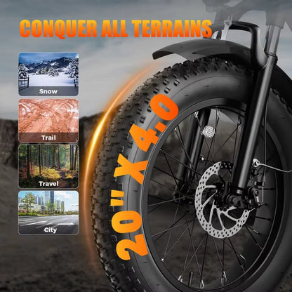 Electric Bike,1200W Peak Upgrade Motor & 30MPH & 70Miles] Full Suspension Ebike with 48V 13Ah Removable Battery Electric Bicycle