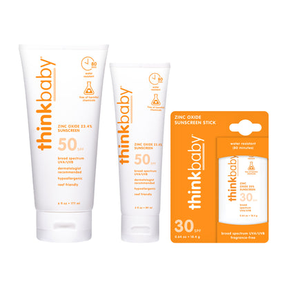 Thinkbaby Sunscreen Lotion + Sunscreen Stick Set