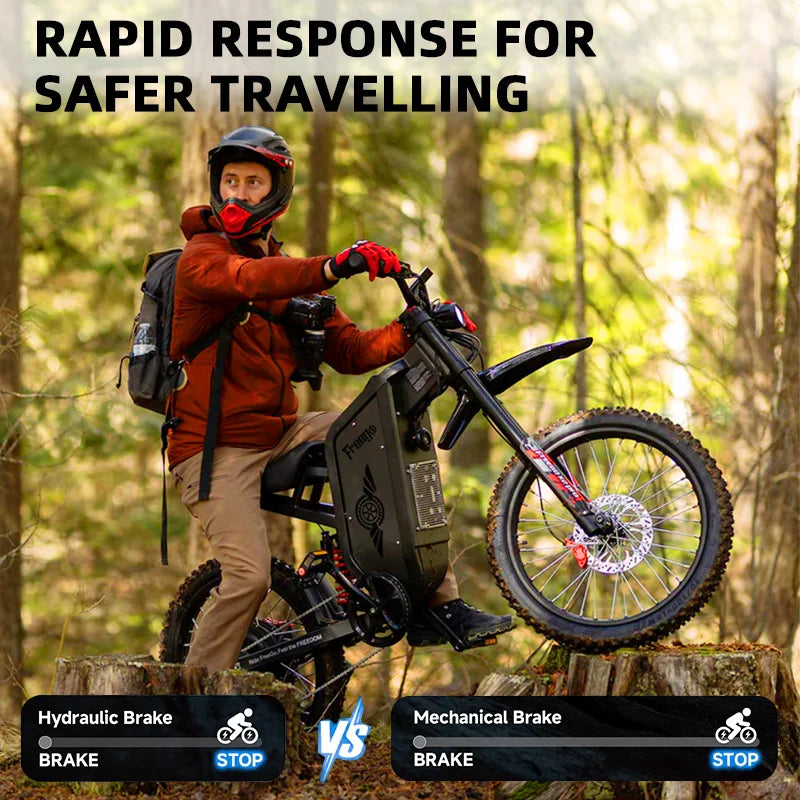 Freego X2 Pro Electric Motorcycles Peak 6000W Brushless Gearless Motors 60V30AH Lithium Battery Speed 85Kmh Adult off Road Ebike