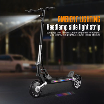 Foldable Electric Scooter ,48V 800W Motor E-Scooter,Range 25 Miles,20 Mph, Load 330Lbs Electric Scooter for Heavy Adults