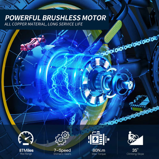 Coswheel Electric Bike Dual Motor GT20 Pro/Gt20 3000W 48V 40AH Mountain Bikes Electric off Road Bike Fat Tires Motorcycle Ebike