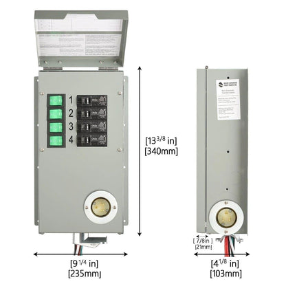 Nature's Generator 120V 15A 4-Circuit Manual Transfer Switch