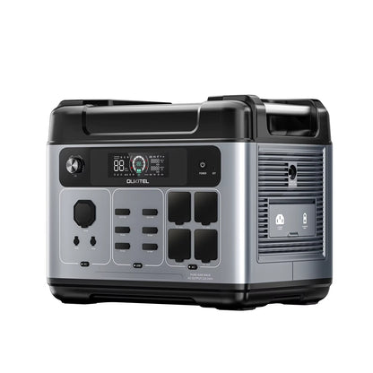 P2001 plus Portable Power Station, 2400W Solar Generator, 80% Charge in 1Hr, 2048Wh Lifepo4 Battery Solar Powered Generator For