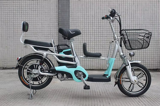 16-Inch Brushless Electric Bicycle for Urban and Off-Road Use