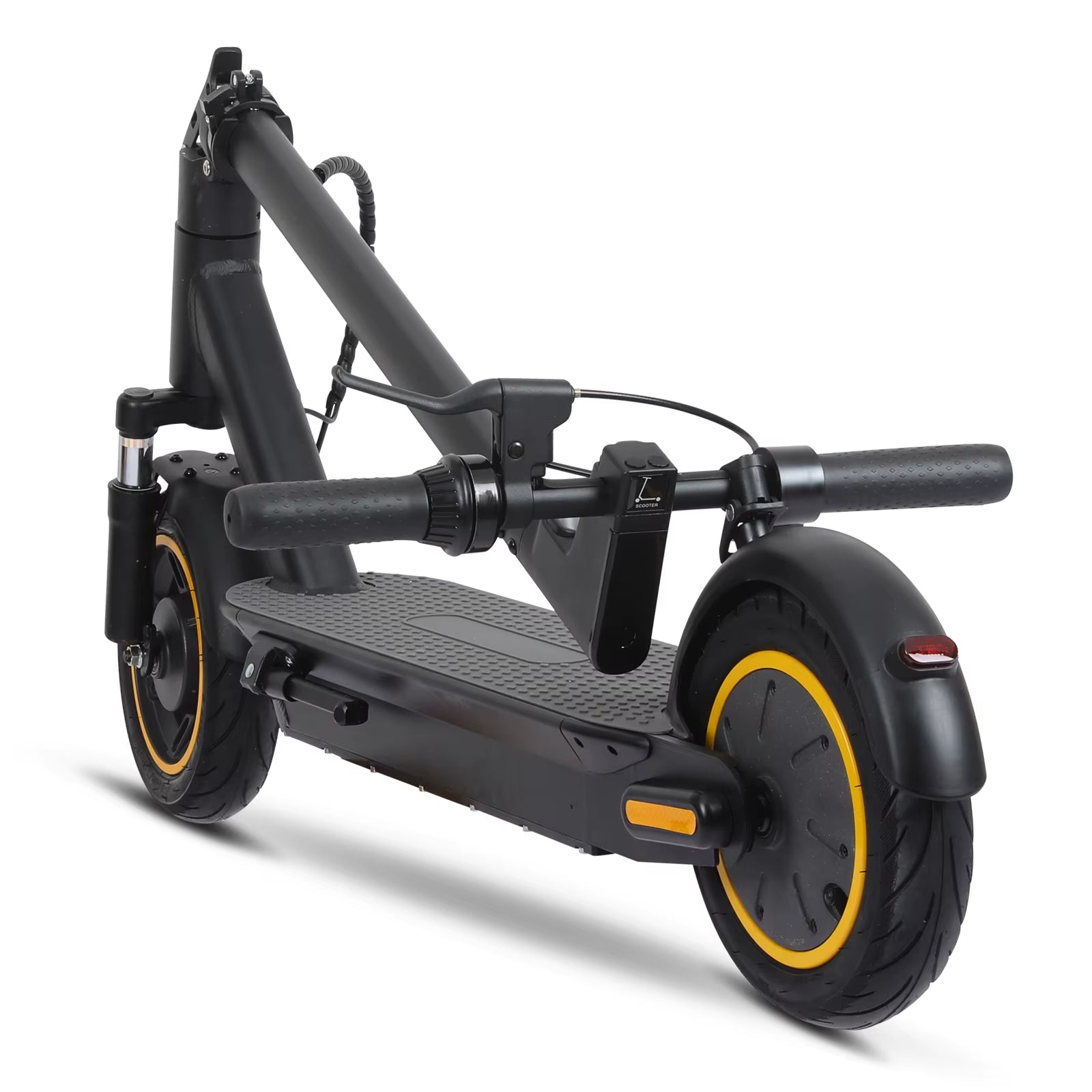 500W Adult Electric Scooter with Shock Absorbers,36V 15Ah Battery,Load 330Lbs,App Support E-Scooter,Folding Commuter Scooter