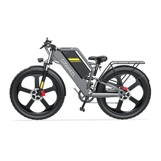 Coswheel Electric Bike for Adult T26 26Inch 1500W Mountain Bike Electric Motorcycle 48V 25Ah Removable Battery off Road Ebike