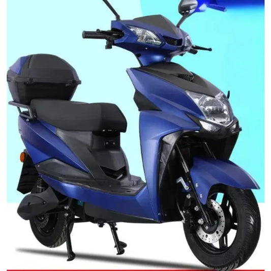 Popular Electric Scooter 60Km/H 72V 20AH Electric Motorcycle with Pedals Drum Brake Electric Motorcycle
