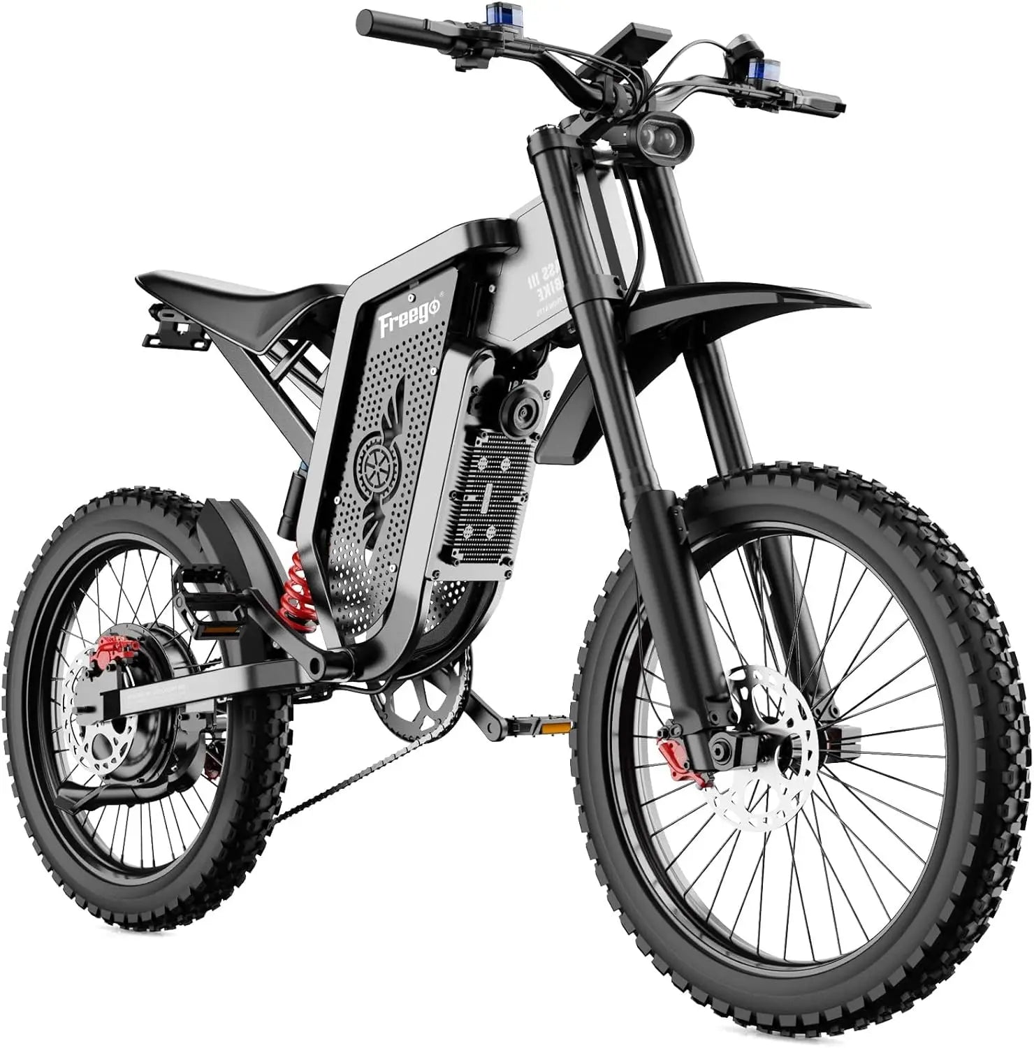 Ebike Freego X2 Electric Motorcycles Brushless Gearless Motors 6000W 60V/30Ah Lithium Battery 50MPH Adult off Road MTB Ebike