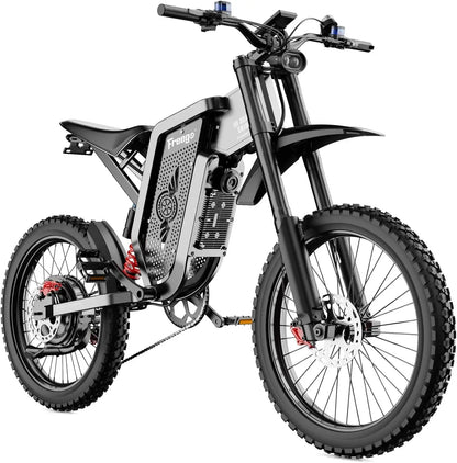 Ebike Freego X2 Electric Motorcycles Brushless Gearless Motors 6000W 60V/30Ah Lithium Battery 50MPH Adult off Road MTB Ebike