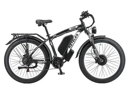 KETELES K800 Adult Mountain Electric Bicycle 2000W Motor 48V23Ah Battery Electric Bike 26 Inch Fat Tire Mountain Off-Road Ebike