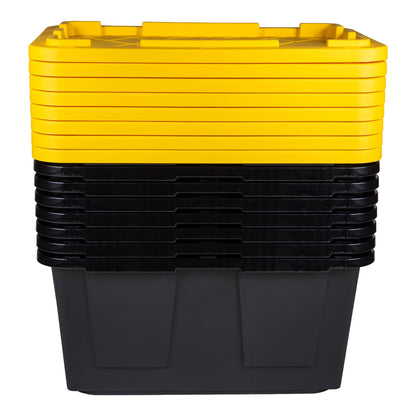 27 Gallon Storage Bin, 8-Pack