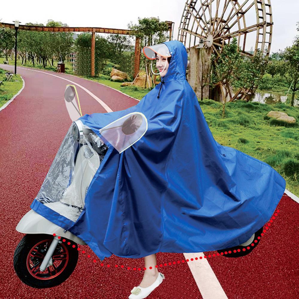 Double Electric Bike Raincoat Motorcycle Poncho Double