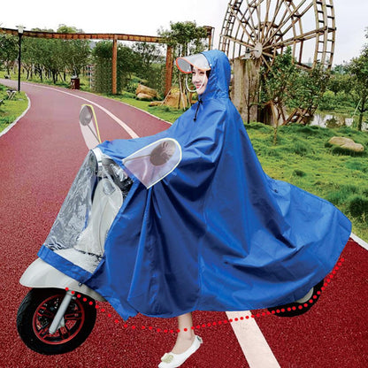 Double Electric Bike Raincoat Motorcycle Poncho Double