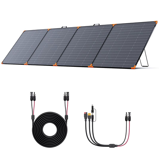 ZOUPW 450 Watt Portable Solar Panel, 38V Foldable N-Type 16BB for Power Station/Solar Generator, 25% Efficiency, IP68 Waterproof