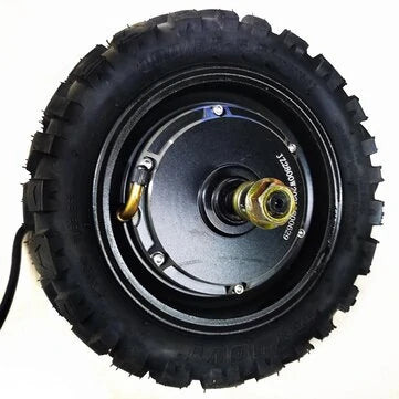60V 38.4Ah 2800W 11 inch Electric Scooter Hub Motor Front/Rear Drive Brushless Motor with Vacuum Off-Road Tires for LAOTIE TI30 Replacement