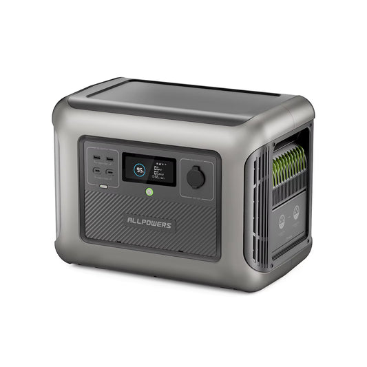 ALLPOWERS Portable Power Station Battery B1000 1152Wh Lifepo4 Batteries 1152Wh Extra Battery with Solar Generator for Outdoor