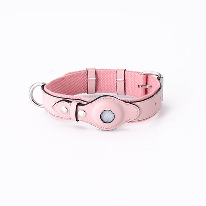 Airtag Pet Collar Tracker Protective Cover Leather Collar