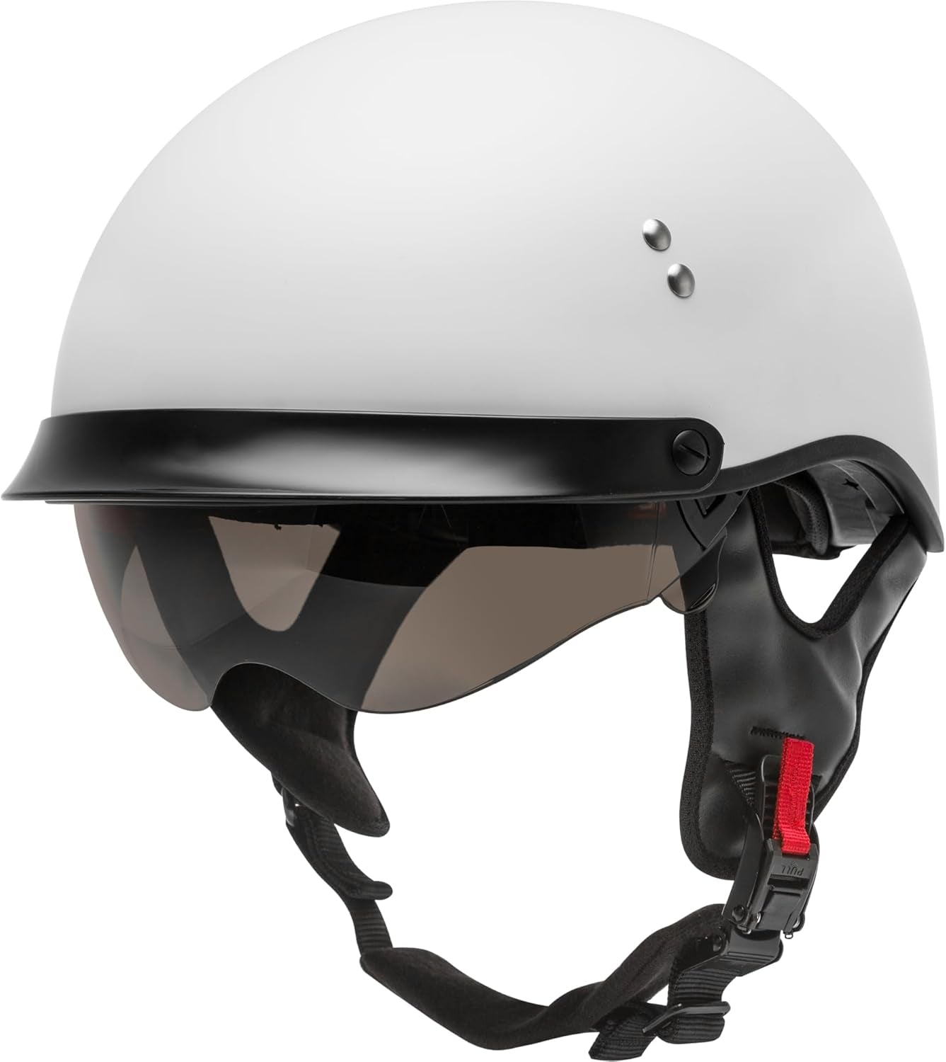 GMAX HH-65 Full Dressed Half Helmet (Matte Black, 2X-Large) - FMVSS 218 Approved