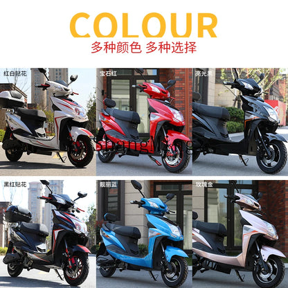 CL New Electric Vehicle 72V Adult Climbing Pedal Electric Motorcycle High-Speed Men'S and Running King Electric Motorcycle