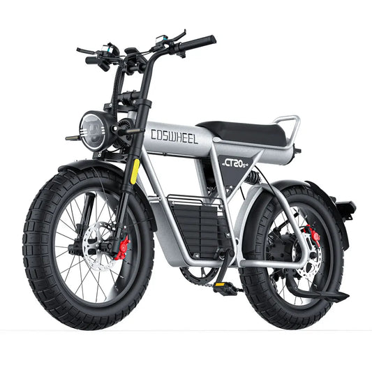 Coswheel Electric Bike for Adult CT20S 2000W/1500W Mountain Bike Electric Motorcycle 60V 27.5Ah Removable Battery Fat Tire Ebike