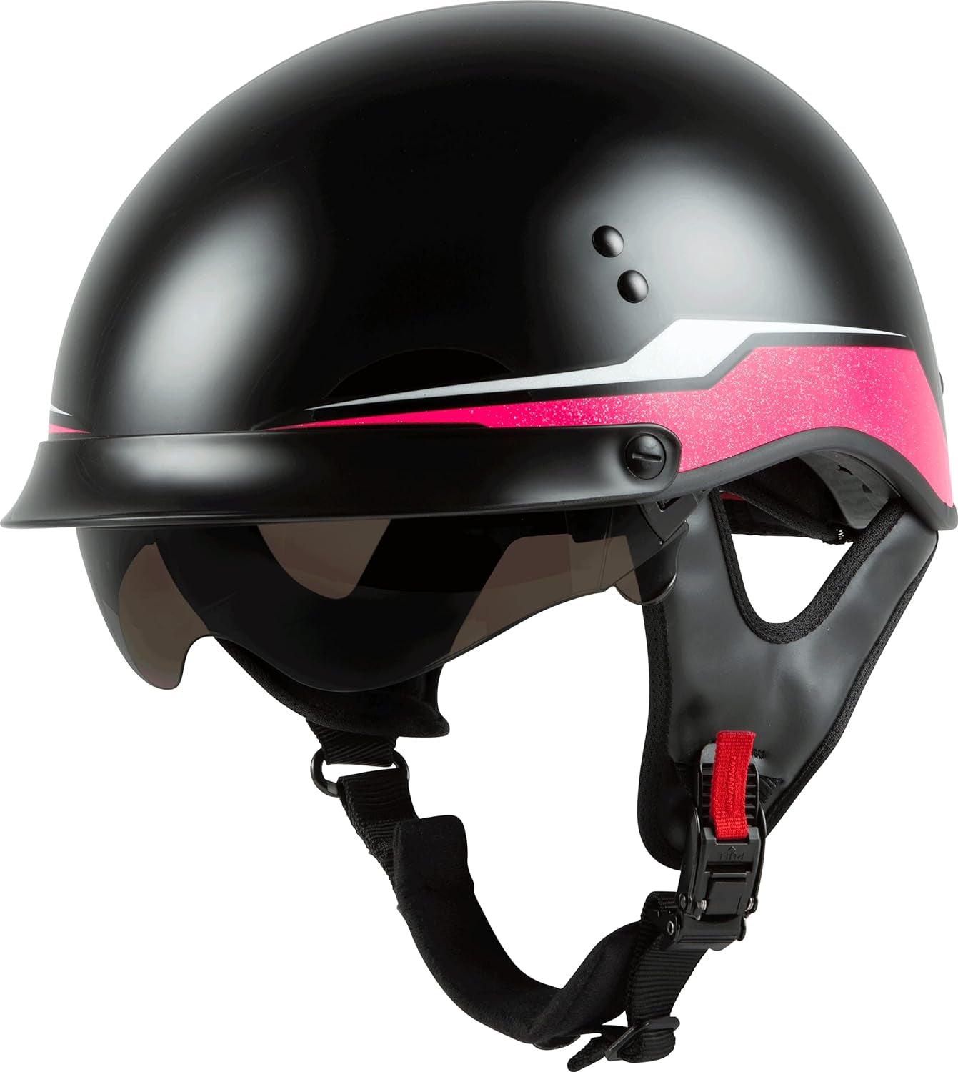 GMAX HH-65 Full Dressed Half Helmet (Matte Black, 2X-Large) - FMVSS 218 Approved