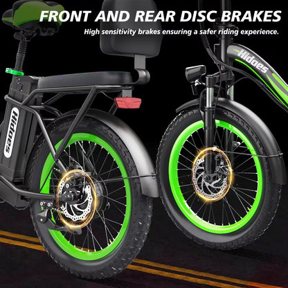 Folding Electric Bike 750W Powerful Motor 48V13AH Waterproof Lithium Battery E Bike Adult Mountain 20 Inch Tire Electric Bicycle