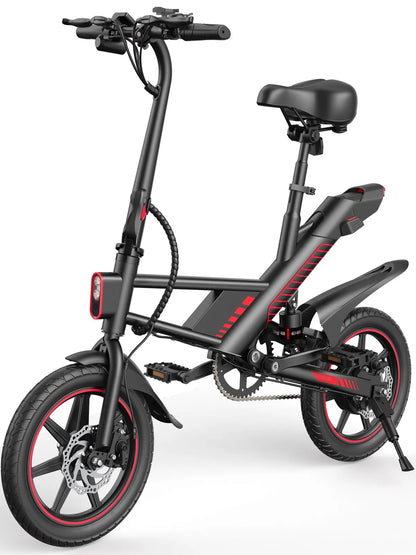 Gyroor 14" Ebike 450W Electric Bike for Adults, 18.6MPH 3 Riding Modes Mini Electric Bike with 36V 10AH Battery UL2849
