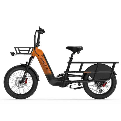 LANKELEISI Wombat-1 20" Cargo Electric Bike 1000W Motor 48V 20Ah Battery