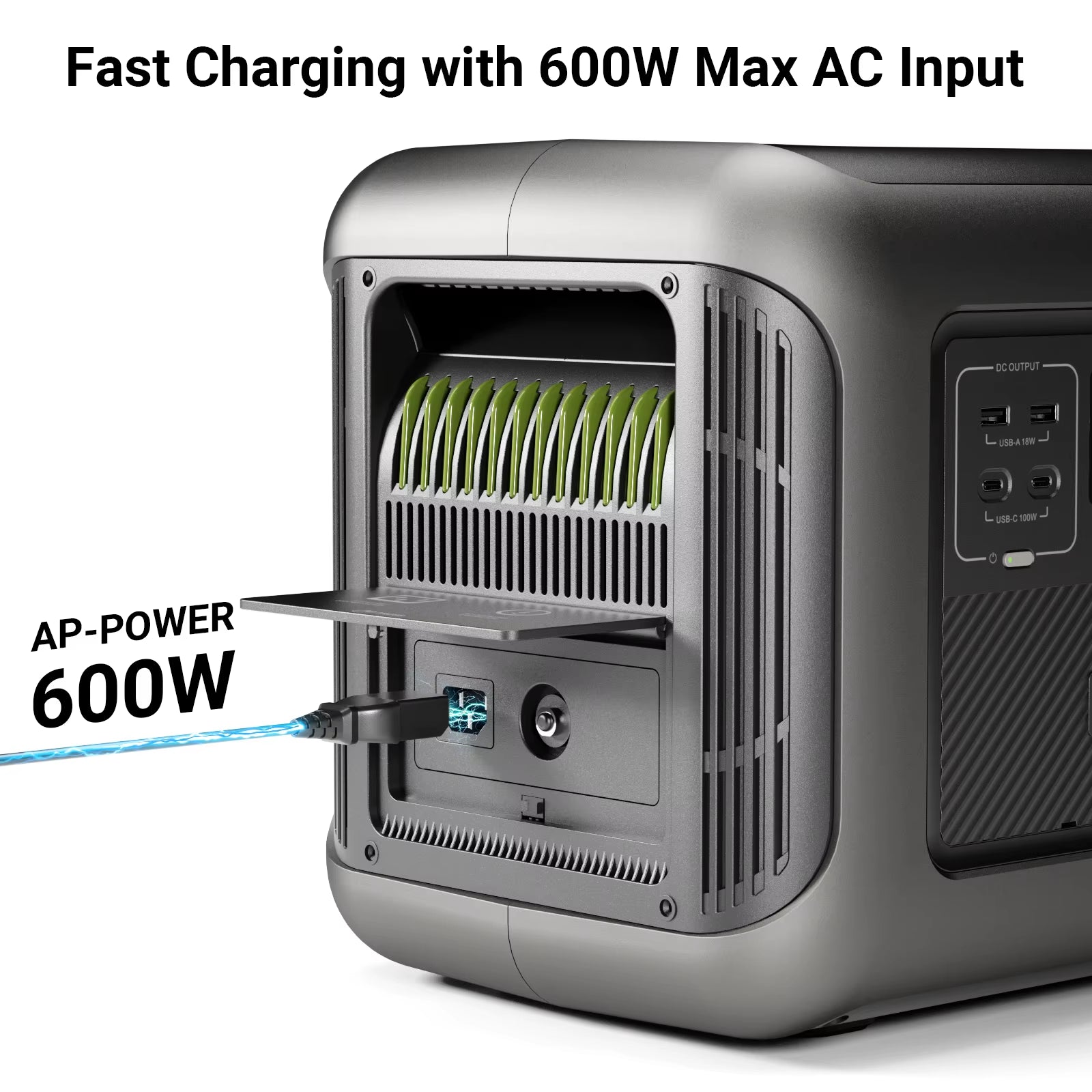 ALLPOWERS Portable Power Station Battery B1000 1152Wh Lifepo4 Batteries 1152Wh Extra Battery with Solar Generator for Outdoor