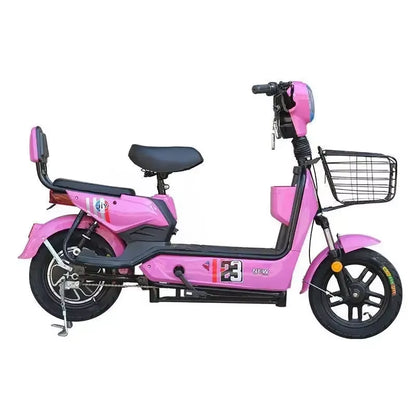 Smart Electric Scooter with Remote Control Anti-Theft Key - 350W 48V 12AH Portable Mobility Scooter