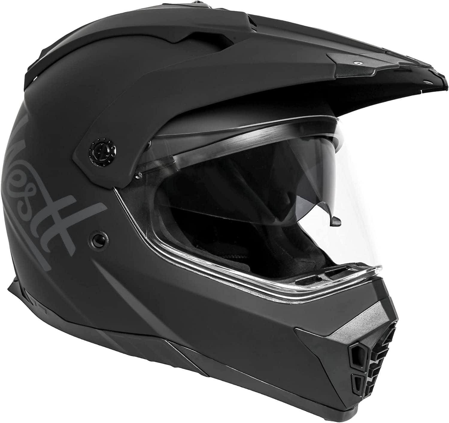 Westt Dual Sport Motorcycle Helmet Off-Road Helmets for Adults, Dual Visor Motorcycle Helmet - Full Face ATV UTV Helmet Dirt Bike Motocross Helmets DOT Approved
