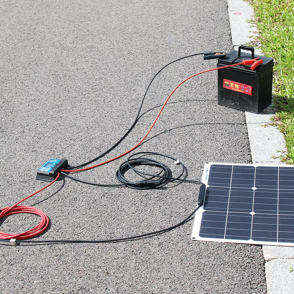 100 Watt Solar Panel 200W 300W 400W Flexible PET Photatic Monocrystalline Cell 12V 24V Battery Charger 1000W Home Solar Panel