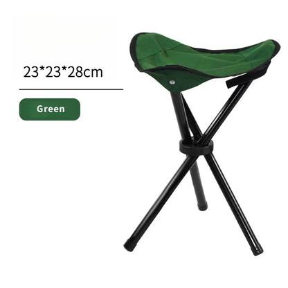 Outdoor Small Folding Triangular Stool Fishing Chairs Camping Multifunction Benches Foldable Stools Household Daily Park Chairs