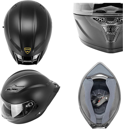 GDM Demon Motorcycle Helmet with Bluetooth