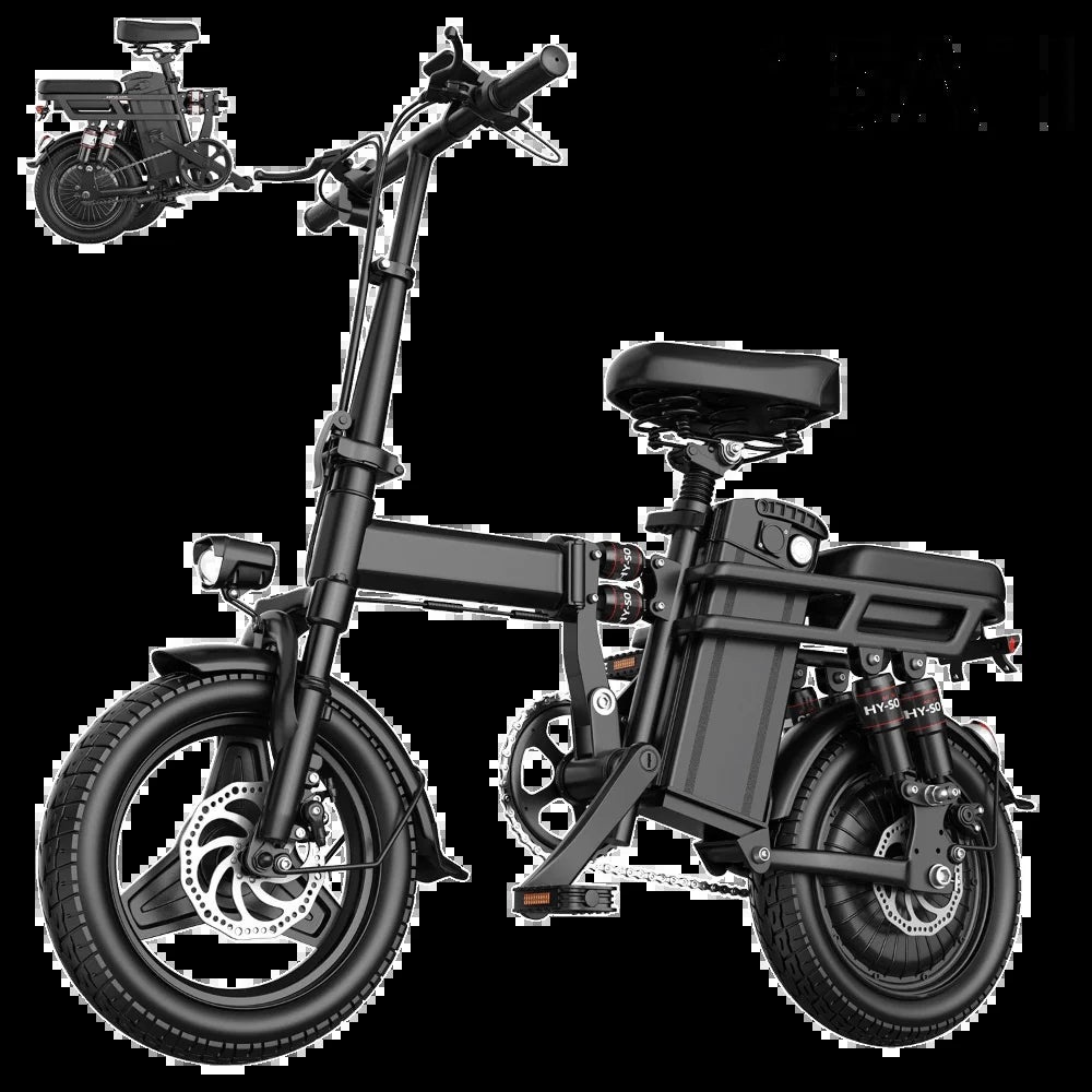 Folding Electric Motorcycles Bike for Adults, 48V 20Ah/15Ah/10Ah Commuting Ebikes 500W Brushless Motor Folding Electric Bicycles