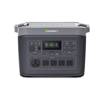 Growatt INFINITY 2000 PRO Portable Power Station | 2048Wh 51.2V | 2400W Output 40Ah | LFP