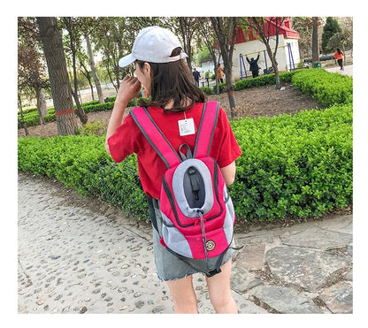 Dog Carrier Bag Pet Dog Transport Backpack For Small Dogs Travel Breathable Dog Carrier Puppy Carrier Pets Carrying Supplies