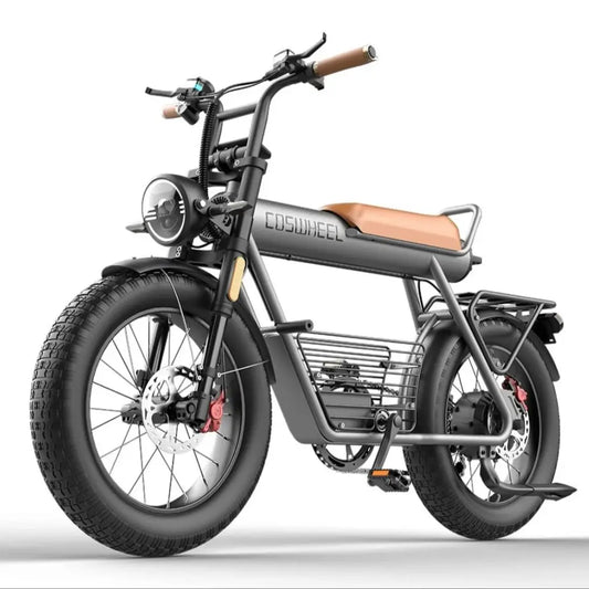 Coswheel Electric Bike CT20 1500W Motorcycle 20Inch Fatbike Ebike Mountain Bike 48V 25AH Bikes Adult Electric Bicycle Motocycles