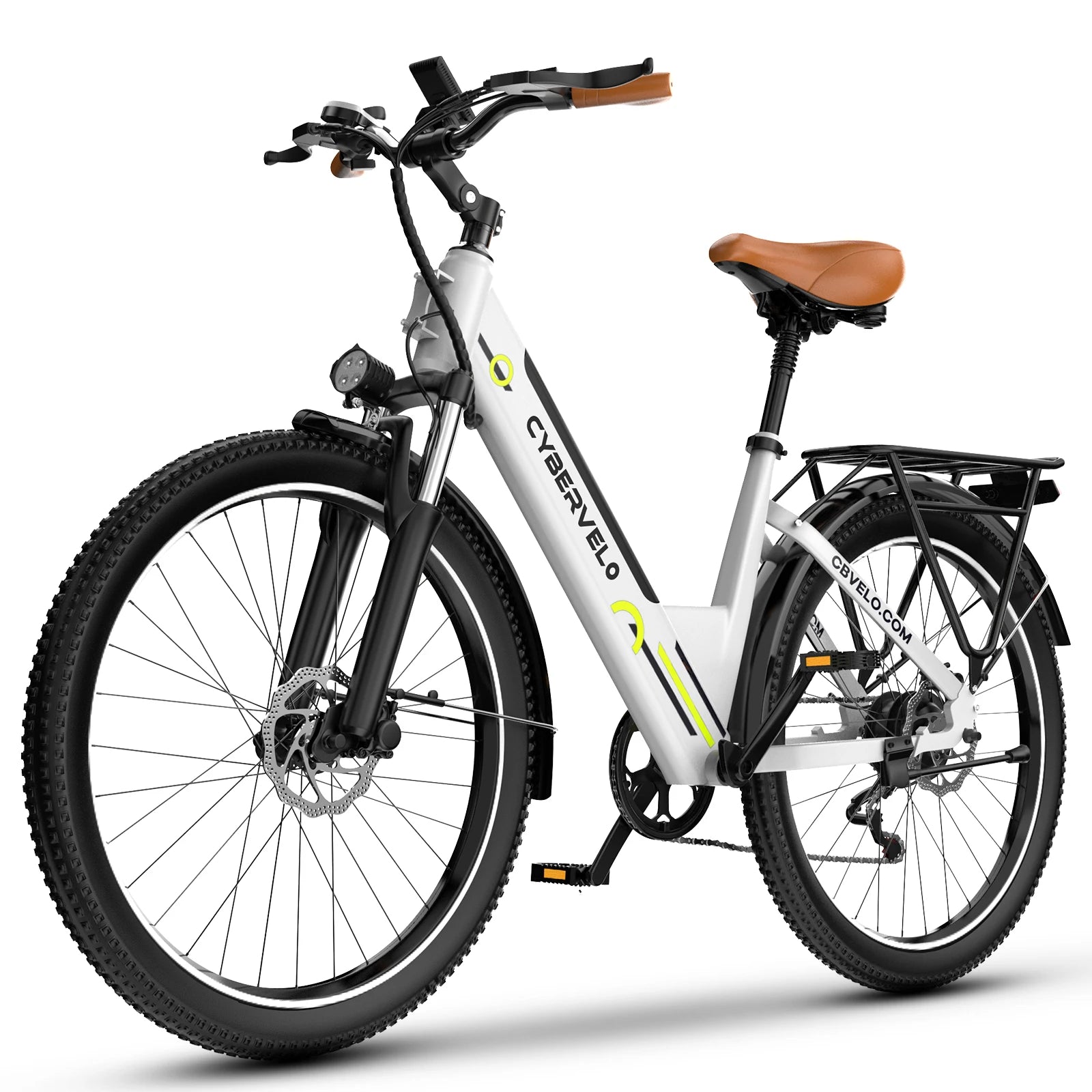 1000 Peak Electric Bike for Adults,Up 80 Miles Removable Battery Ebike, 26" Electric E Bike with 7-Speed,Adult Electric Bicycles