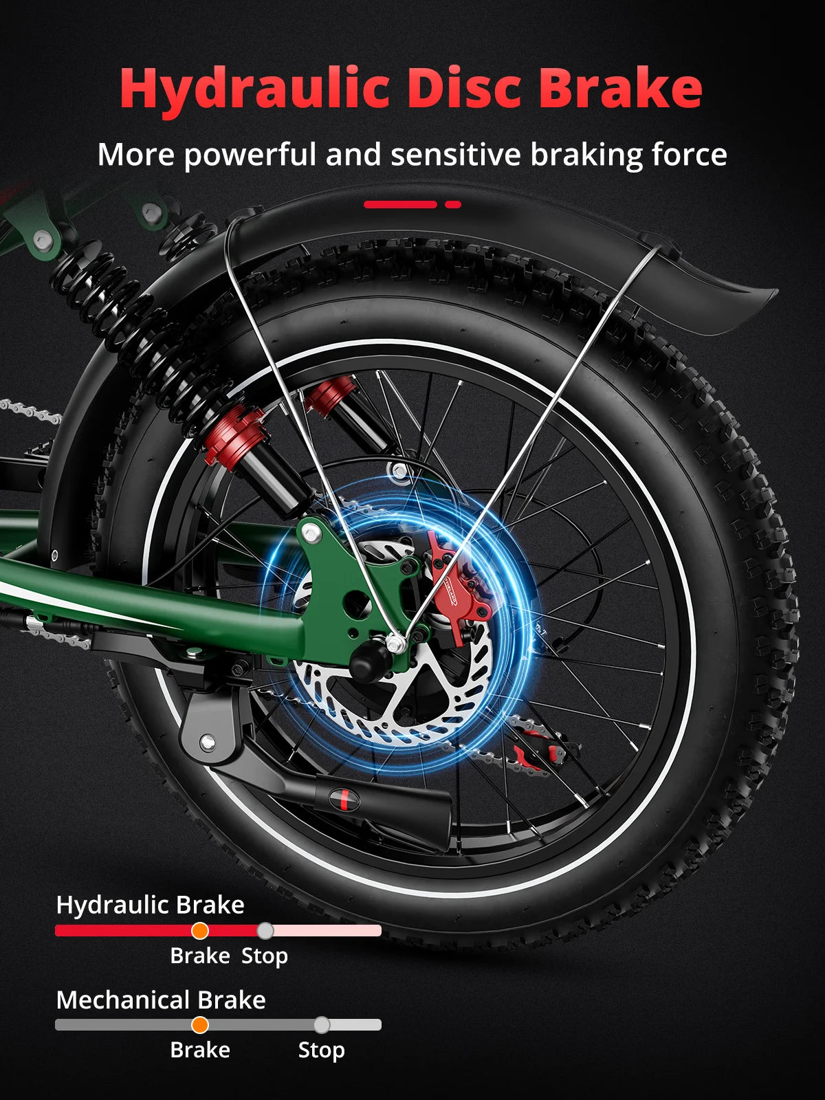 AMYET S8 Adults Electric Bike for Men 2000W Dual Motor Bicycle 48V 25AH Battery 20" Ebike Electric E Bikes Mountain Moped Ebikes
