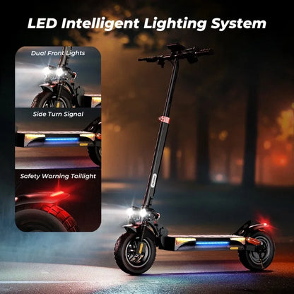 Electric Scooter Iscooter IX4 800W Motor 48V15AH Battery E-Scooter Anti-Slip Tire Max Speed 45KM/H Maxi Range 45Km Escootres
