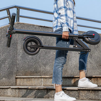 COROMA Control Electric Scooter for Adults, 6.5 Inch Solid Tire Fast Foldable E Scooter, with Dual Braking System for Commuting