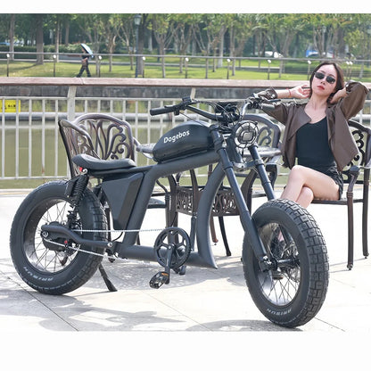 2024 Electric Bike with 750W Bafang Motor 48V27Ah Removable Lithium Battery Fat Tire Electric Bicycles Electric Moped E Bike