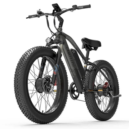 LANKELEISI MG740PLUS Electric Bike 2000W Motor 48V20AH Mountain Adult Electric Bicycles Fat Tire Full Suspension Off-Road Ebike