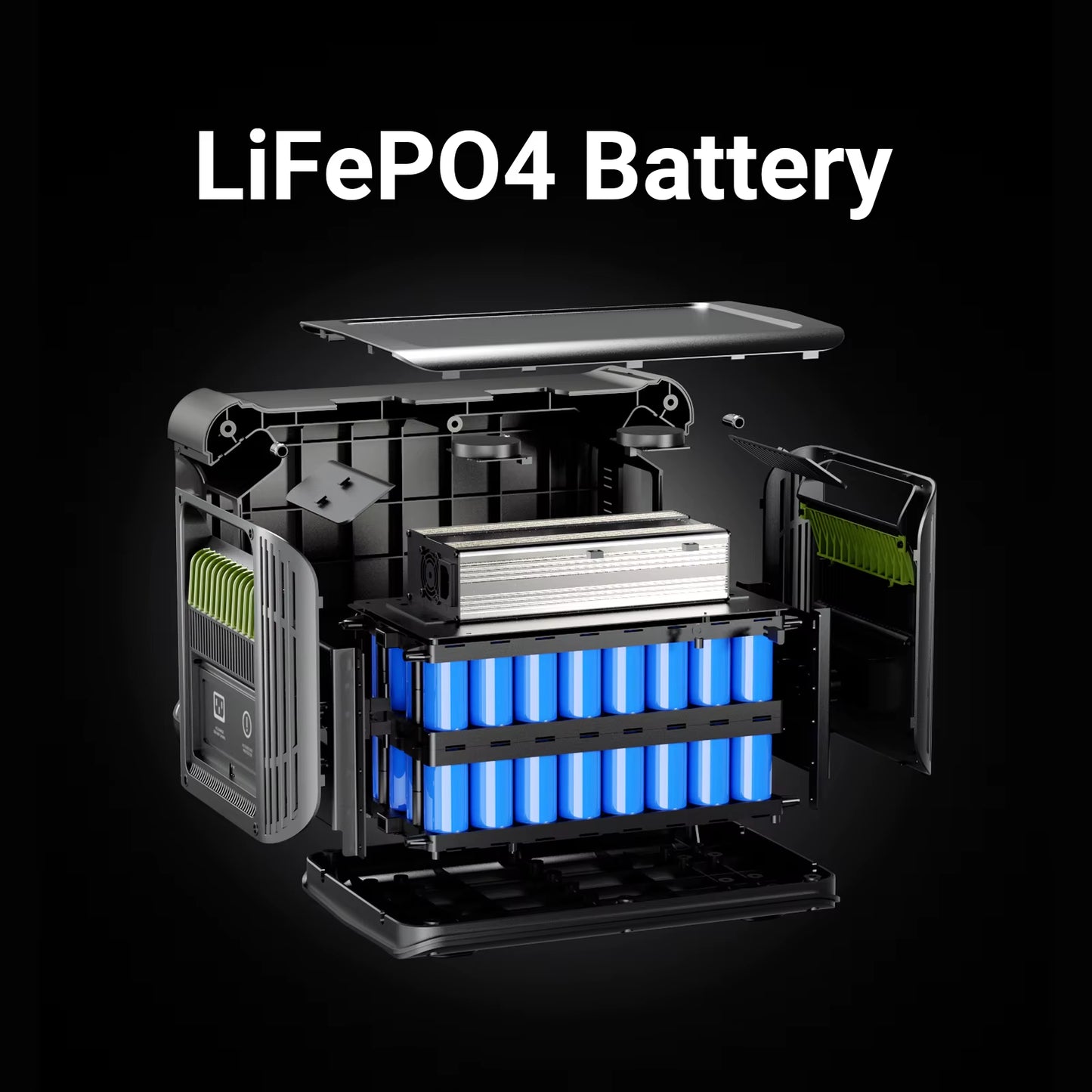 ALLPOWERS Portable Power Station Battery B1000 1152Wh Lifepo4 Batteries 1152Wh Extra Battery with Solar Generator for Outdoor